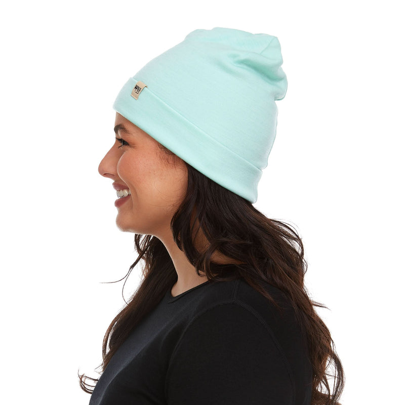 Load image into Gallery viewer, Lightweight - Ridge Cuff Beanie 100% Merino Wool
