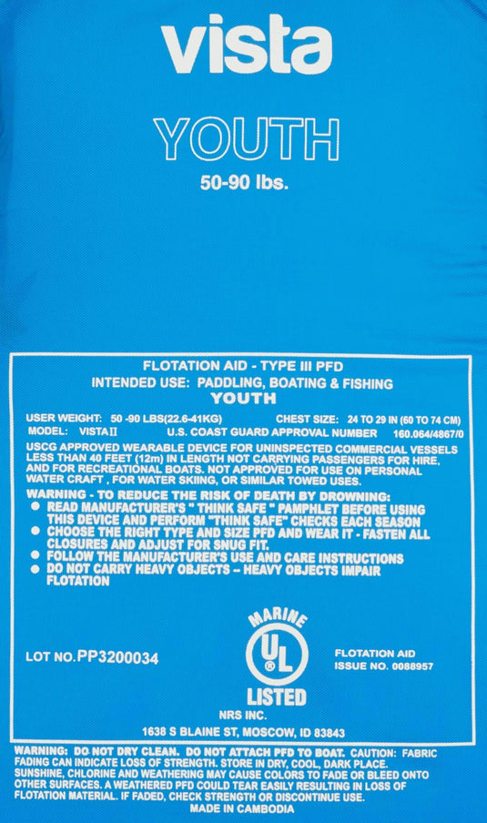 NRS Vista Youth PFD
