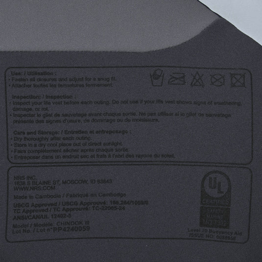 NRS Chinook PFD