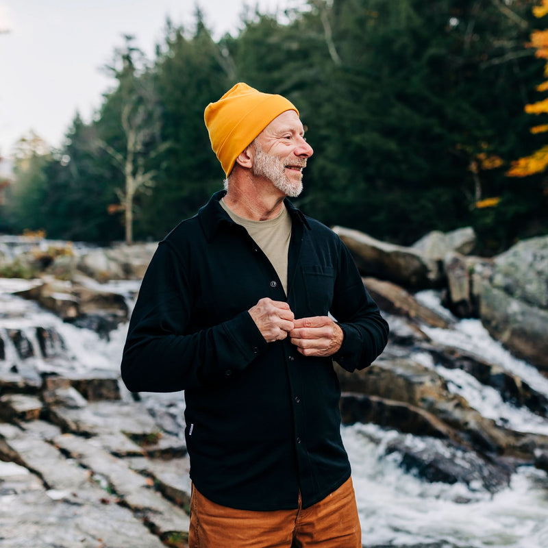 Load image into Gallery viewer, Midweight - Men's Long Sleeve Button Up 100% Merino Wool
