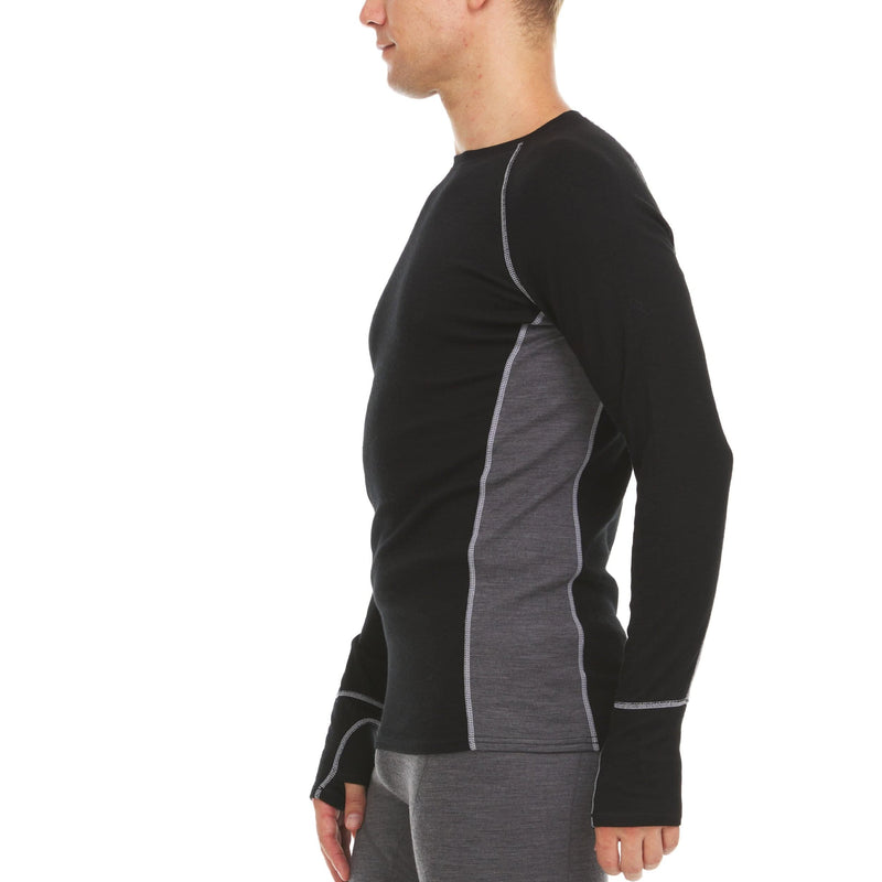 Load image into Gallery viewer, Midweight - Men's Wool Long Sleeve Crew Woolverino
