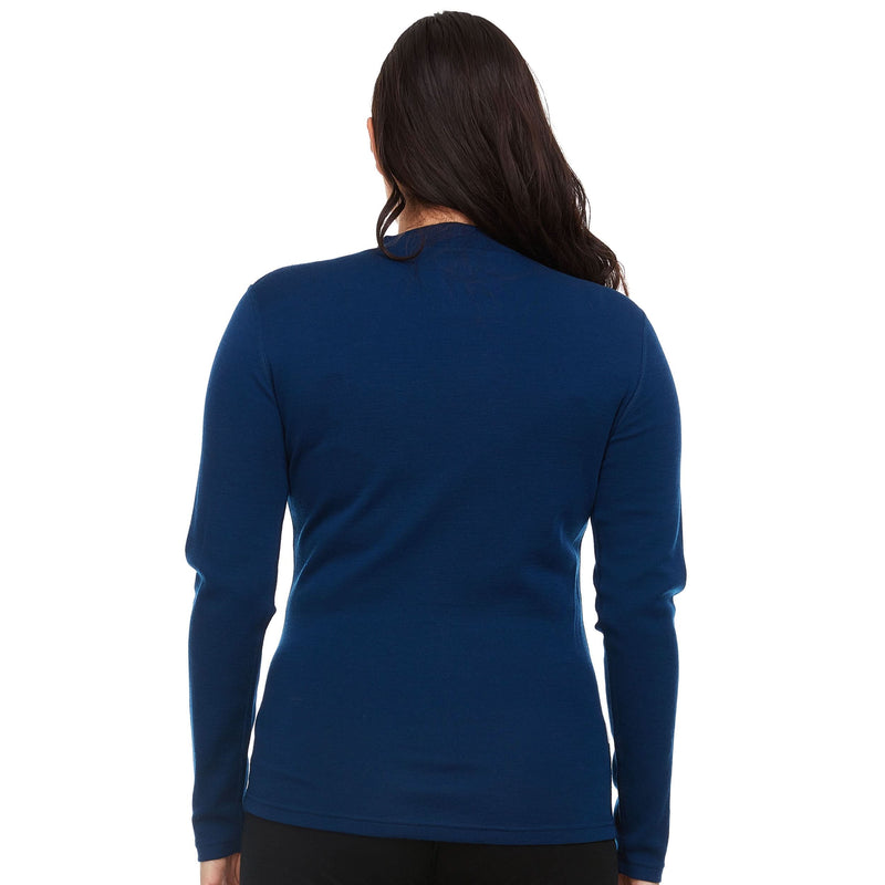 Load image into Gallery viewer, Midweight - Women's Long Sleeve Mock Neck 100% Merino Wool
