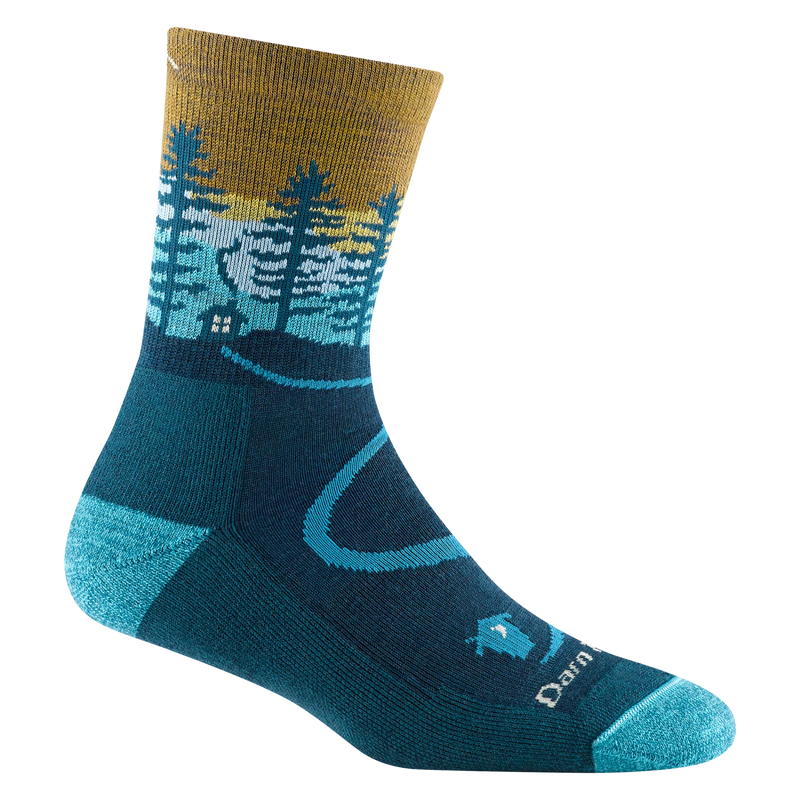 Load image into Gallery viewer, Women&#39;s Northwoods Micro Crew Midweight Hiking Sock
