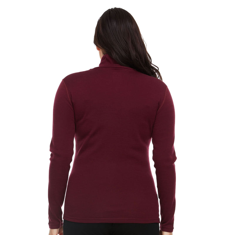Load image into Gallery viewer, Midweight - Women's Long Sleeve Turtleneck 100% Merino Wool
