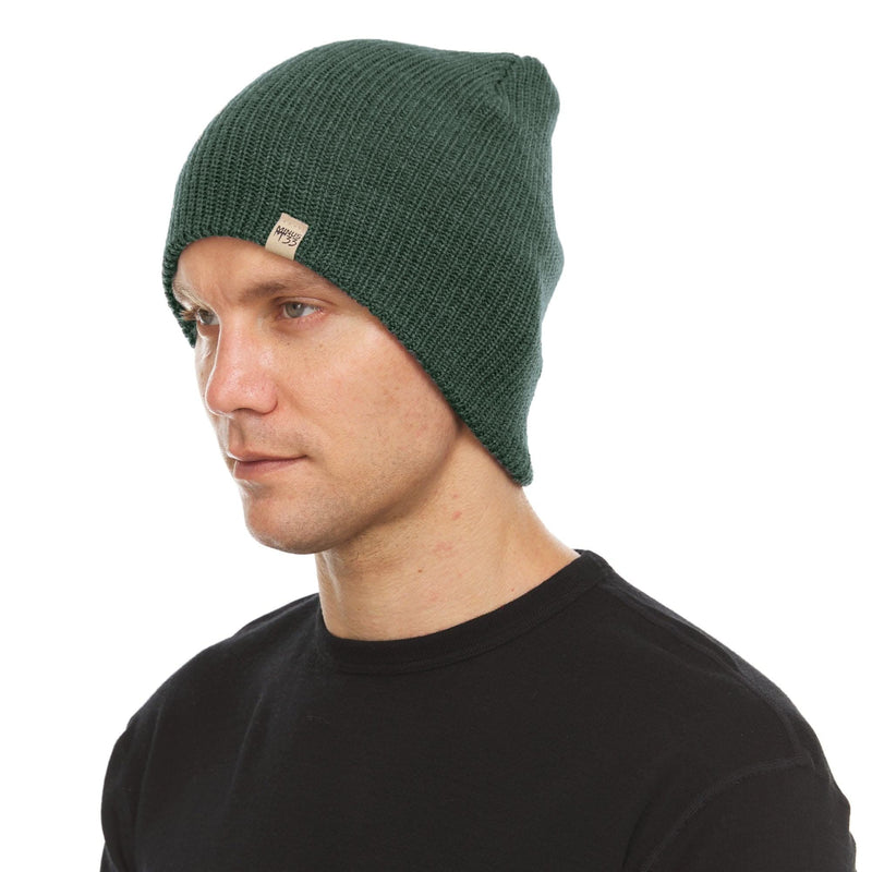 Load image into Gallery viewer, Midweight - Everyday Rib Knit Beanie 100% Merino Wool
