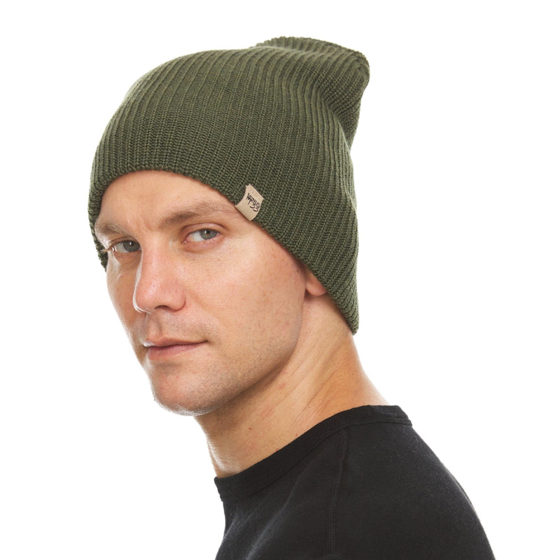 Load image into Gallery viewer, Midweight - Everyday Rib Knit Beanie 100% Merino Wool
