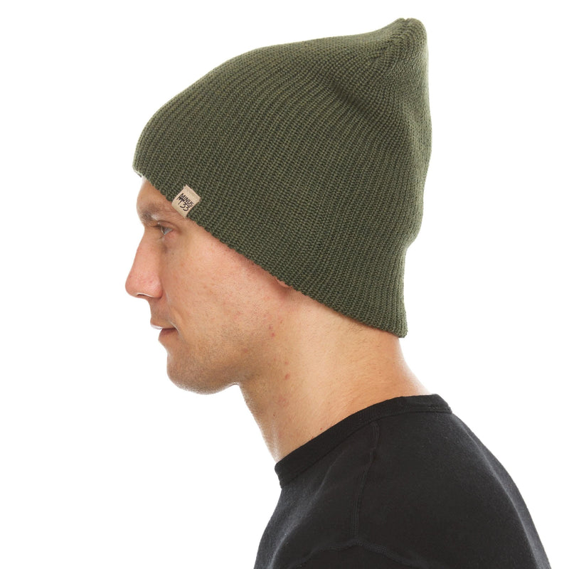Load image into Gallery viewer, Midweight - Everyday Rib Knit Beanie 100% Merino Wool
