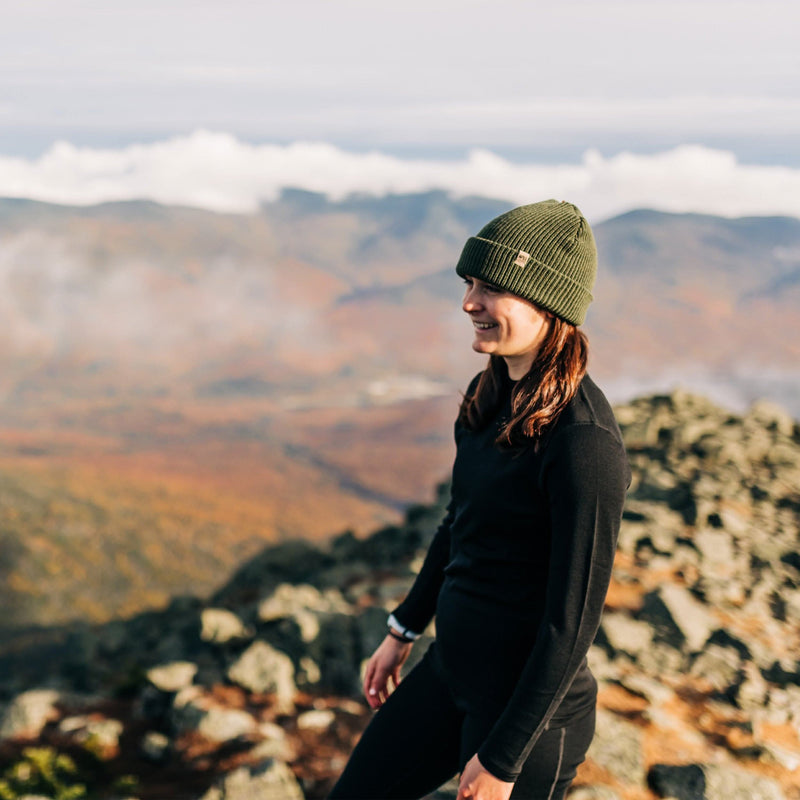 Load image into Gallery viewer, Midweight - Everyday Rib Knit Beanie 100% Merino Wool
