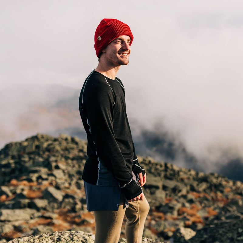 Load image into Gallery viewer, Midweight - Everyday Rib Knit Beanie 100% Merino Wool
