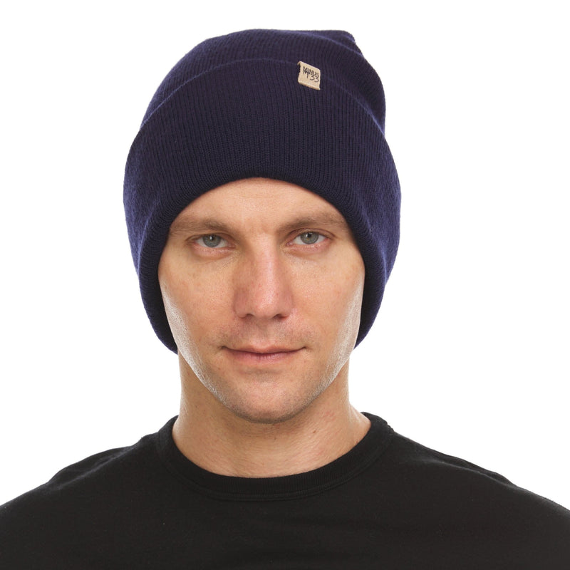 Load image into Gallery viewer, Midweight - Everyday Knit Cuff Beanie 100% Merino Wool
