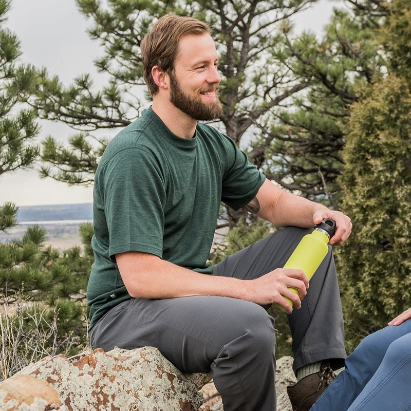 Load image into Gallery viewer, Lightweight - Algonquin Men's Wool T Shirt Crew 100% Merino Wool
