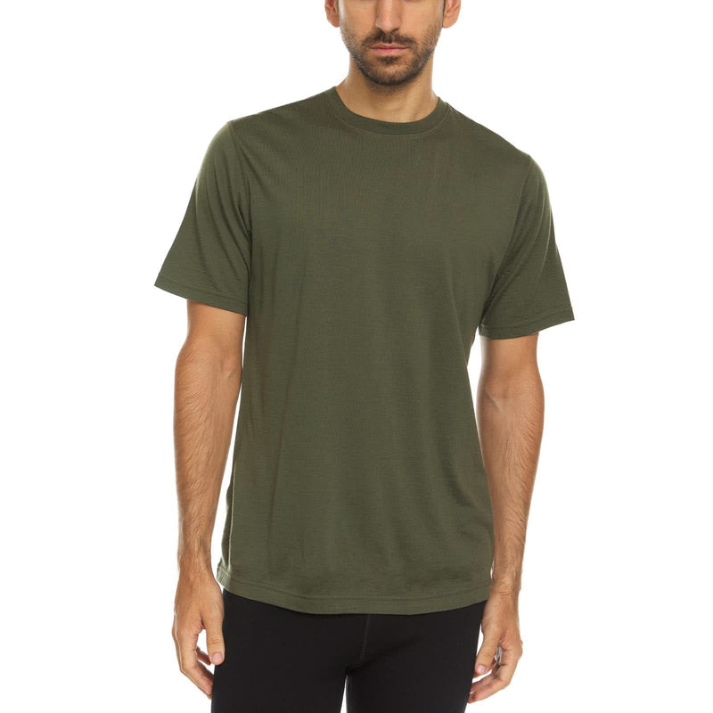 Load image into Gallery viewer, Lightweight - Algonquin Men's Wool T Shirt Crew 100% Merino Wool
