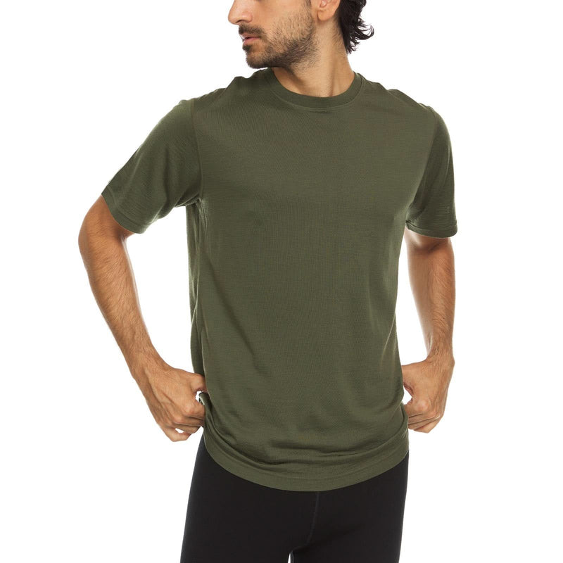 Load image into Gallery viewer, Lightweight - Algonquin Men's Wool T Shirt Crew 100% Merino Wool
