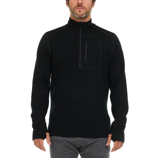 Heavyweight - Men's Wool 1/4 Zip Wilderness