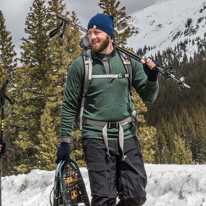 Load image into Gallery viewer, Midweight - Isolation Men's 1/4 Zip 100% Merino Wool
