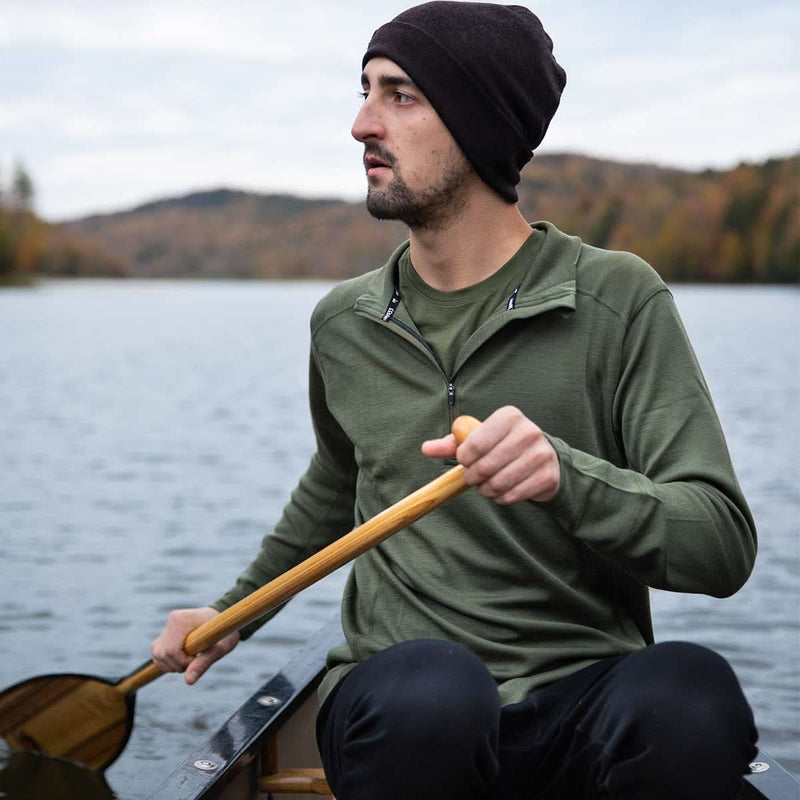 Load image into Gallery viewer, Midweight - Isolation Men's 1/4 Zip 100% Merino Wool
