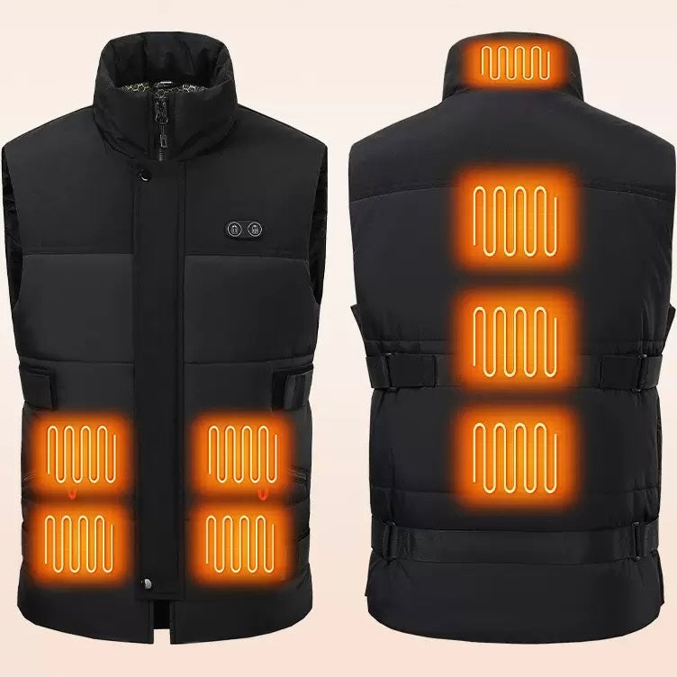 Load image into Gallery viewer, LITEGUEST 8-Zone Dual-Control Adjustable Waist Heated Vest for winter
