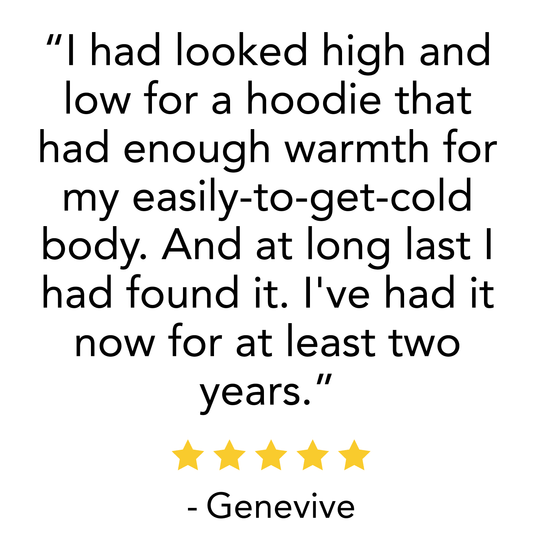 Heavyweight - Women's Brushed Wool Hoodie Kodiak Fleece