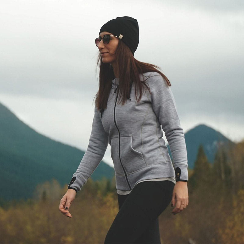 Load image into Gallery viewer, Heavyweight - Women's Brushed Wool Hoodie Kodiak Fleece

