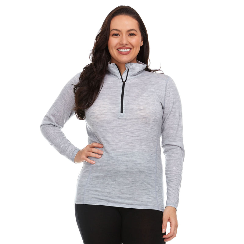 Load image into Gallery viewer, Microweight - Women's Wool 1/4 Zip Woolverino
