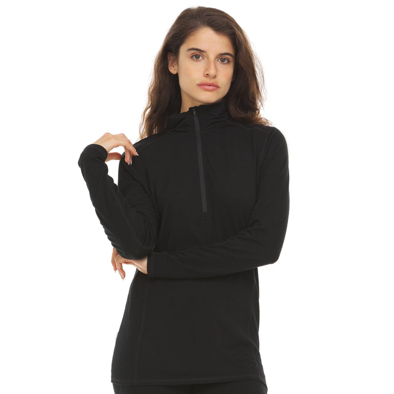 Load image into Gallery viewer, Microweight - Women's Wool 1/4 Zip Woolverino

