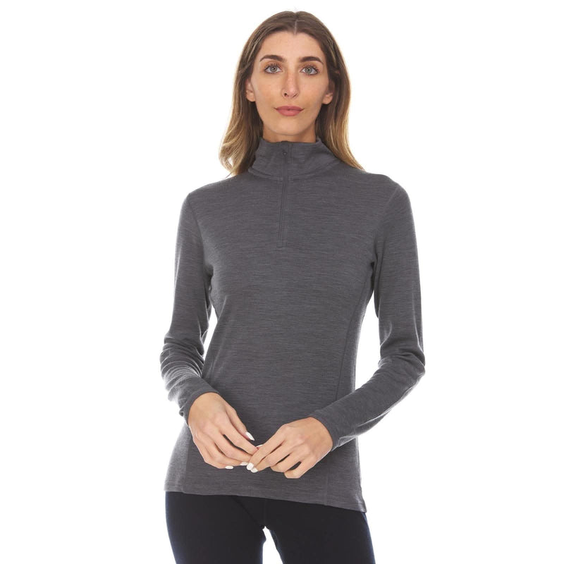 Load image into Gallery viewer, Midweight - Sequoia Women&#39;s 1/4 Zip 100% Merino Wool
