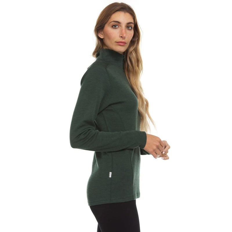 Load image into Gallery viewer, Midweight - Sequoia Women&#39;s 1/4 Zip 100% Merino Wool
