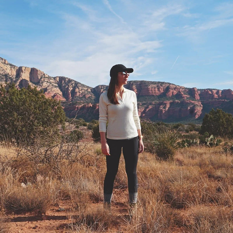 Load image into Gallery viewer, Midweight - Sequoia Women&#39;s 1/4 Zip 100% Merino Wool
