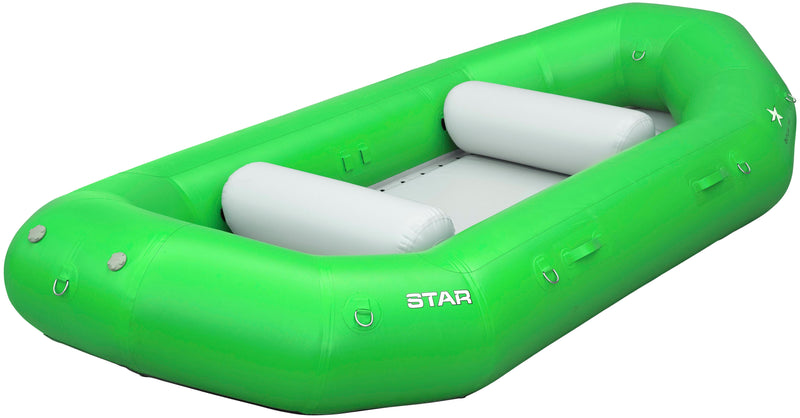 Load image into Gallery viewer, STAR Outlaw 140 Self-Bailing Raft - Lime
