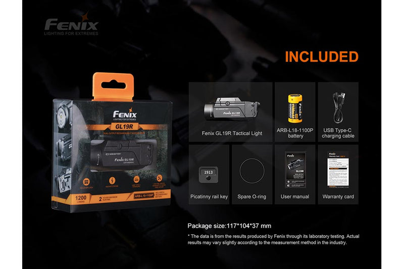 Load image into Gallery viewer, Fenix GL19R Rechargeable Tactical Light - Discontinued
