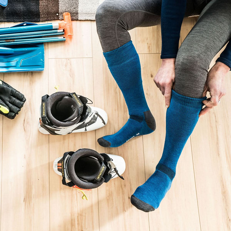 Load image into Gallery viewer, Lightweight - Ski and Snowboard Over the Calf Socks
