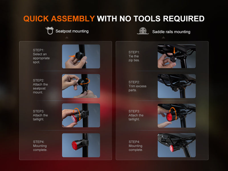 Load image into Gallery viewer, Fenix BC06R Smart-Brake Bicycle Taillight
