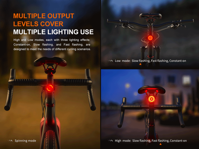 Load image into Gallery viewer, Fenix BC06R Smart-Brake Bicycle Taillight
