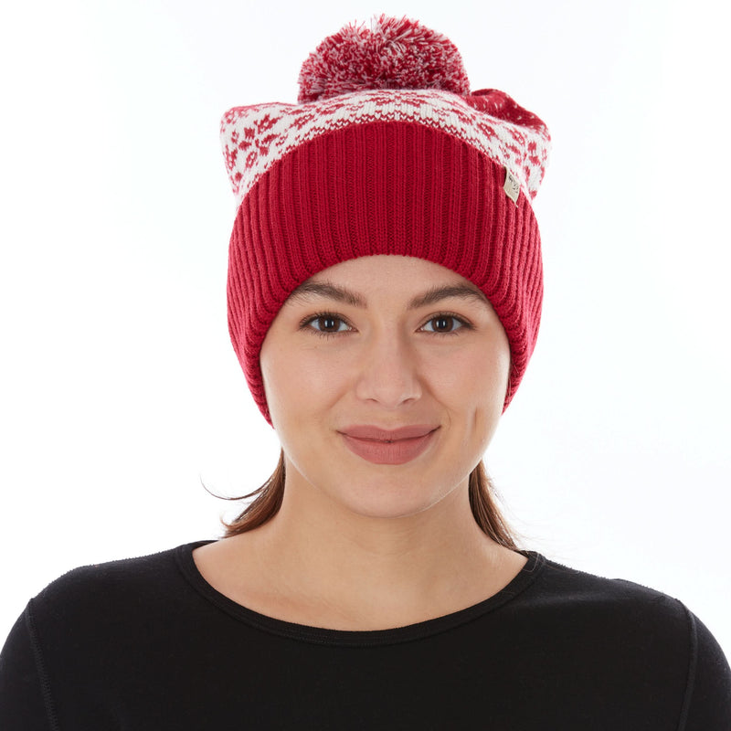 Load image into Gallery viewer, Midweight - Everyday Knit Cuff Pom Beanie 100% Merino Wool
