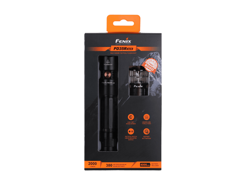 Load image into Gallery viewer, Fenix PD35R ACE Multi-mode Tactical Flashlight + FREE CL01 Mini Lantern
