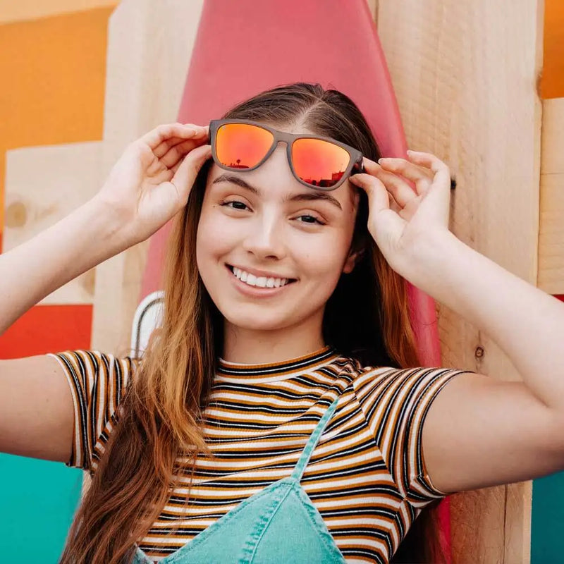 Load image into Gallery viewer, Frosted Grey / Red Sunset Classics
