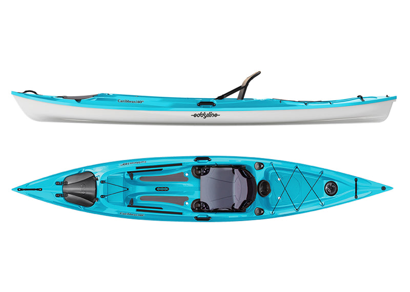 Load image into Gallery viewer, Eddyline Caribbean 140 FS Recreational Kayak
