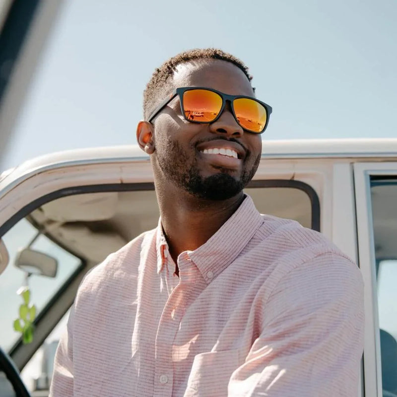 Load image into Gallery viewer, Matte Black / Red Sunset Fast Lanes
