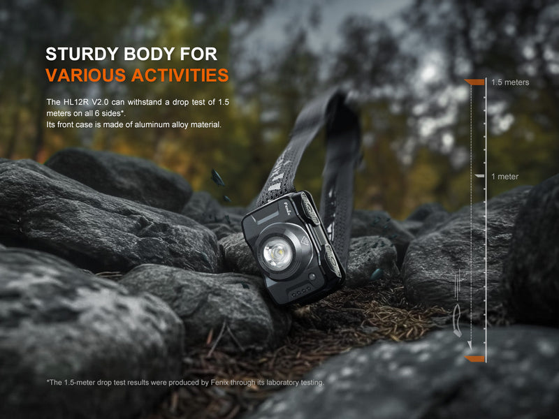 Load image into Gallery viewer, Fenix HL12R V2 Ultralight Outdoor Rechargeable Headlamp

