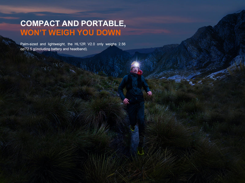 Load image into Gallery viewer, Fenix HL12R V2 Ultralight Outdoor Rechargeable Headlamp
