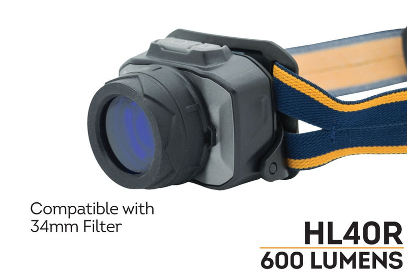 Load image into Gallery viewer, Fenix HL40R Focusable USB Rechargeable LED Headlamp
