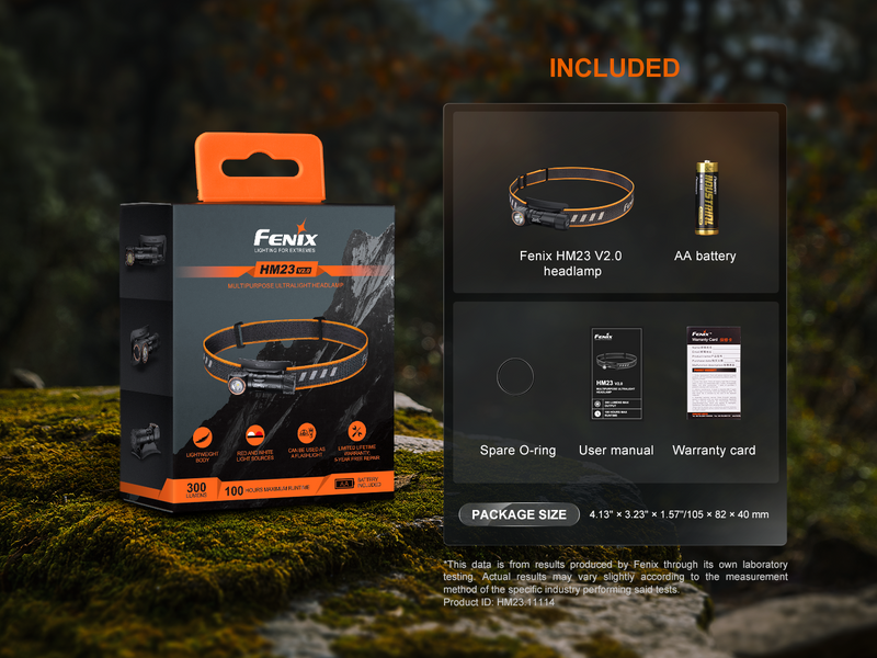 Load image into Gallery viewer, Fenix HM23 V2.0 Lightweight Detachable AA Headlamp

