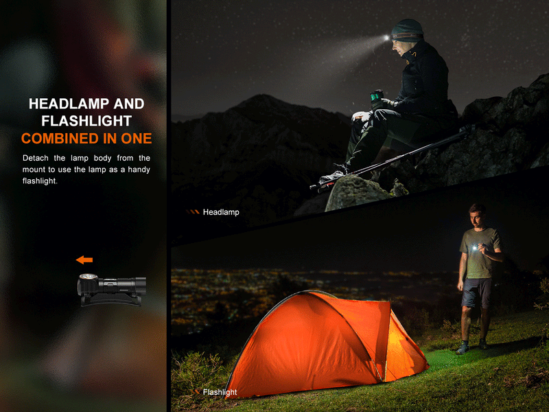 Load image into Gallery viewer, Fenix HM23 V2.0 Lightweight Detachable AA Headlamp
