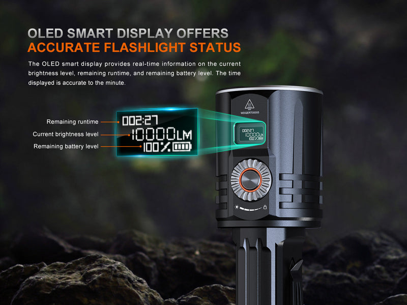 Load image into Gallery viewer, Fenix LR36R White Laser Searching Flashlight
