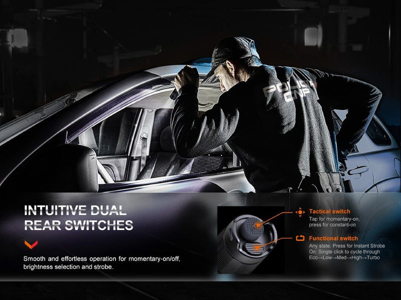 Load image into Gallery viewer, Fenix PD35R Compact Rechargeable Tactical Flashlight
