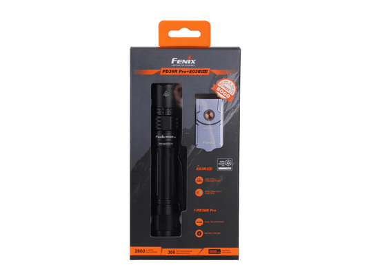 Fenix PD36R Pro 2800 Lumen Flashlight + FREE E03R V2 Keychain Light