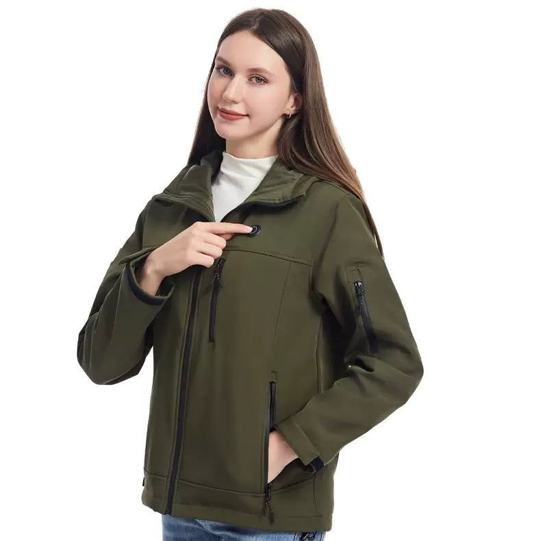 Load image into Gallery viewer, LITEGUEST Softshell 10-Zone Heated Jacket Waterproof for Winter
