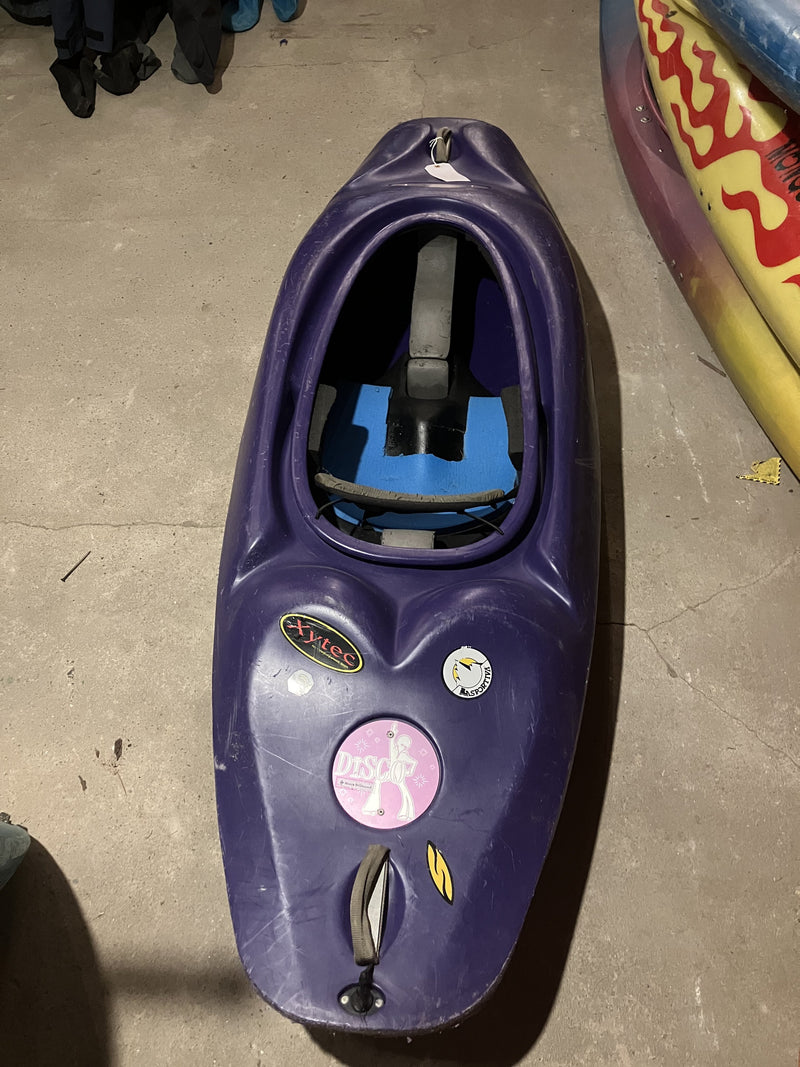 Load image into Gallery viewer, Riot Disco Used Whitewater Kayak
