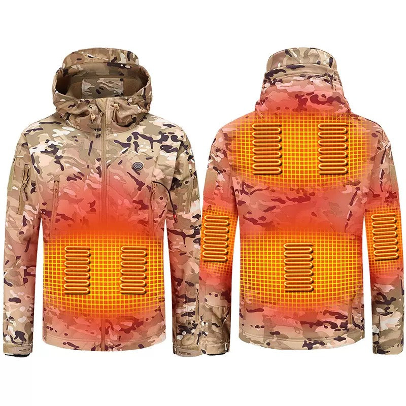 Load image into Gallery viewer, LITEGUEST Heated Camouflage Jacket  Waterproof Outdoor for Winter
