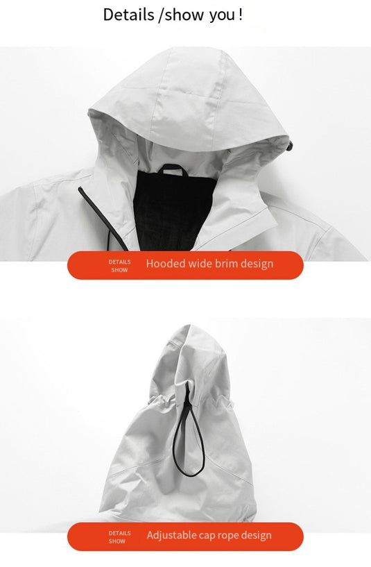 LITEGUEST Waterproof Heated Jacket 5-Zone USB-Powered for Outdoor